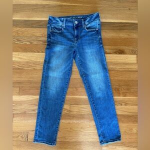 American Eagle Next Level Stretch Skinny Jeans 4 extra short